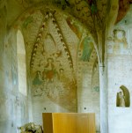 Chiesa: volte archi affrescate