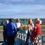 Persone: ippodromo: spettatori ragazzi